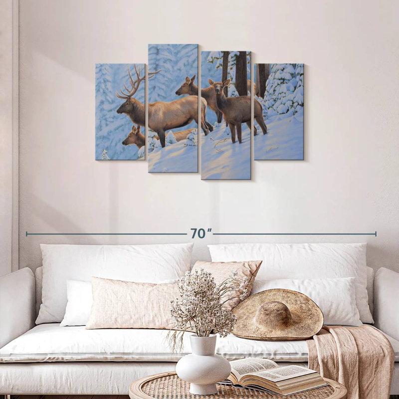 Brampt Early Snow, 27" H x 43" W