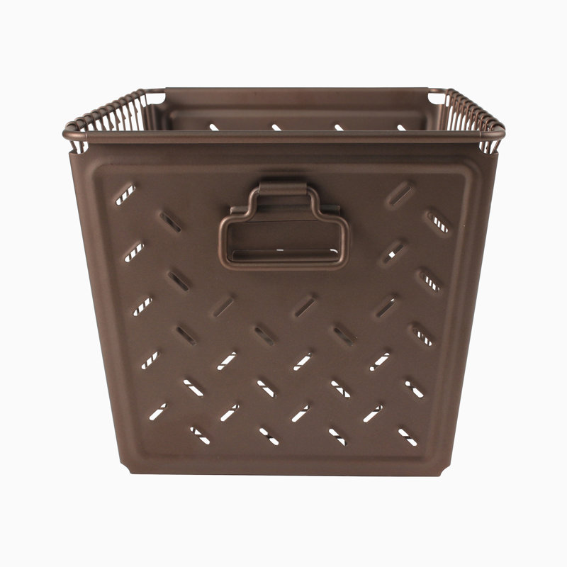 AllModern Juliana Decorative Basket, Bronze