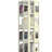 4-Tier Steel Rotating Bookshelf with 360° Wheels, Book Rack-60117730
