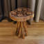 Support en bois / Décoration intérieure / Support en bois flottant pour plantes / Tranche de bois mosaïque unique