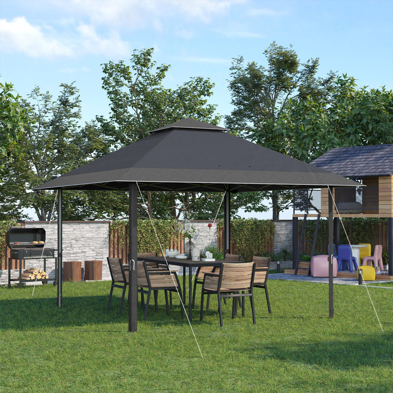 Ayveri 3.9m x 3.9m Metal Pup-Up Gazebo