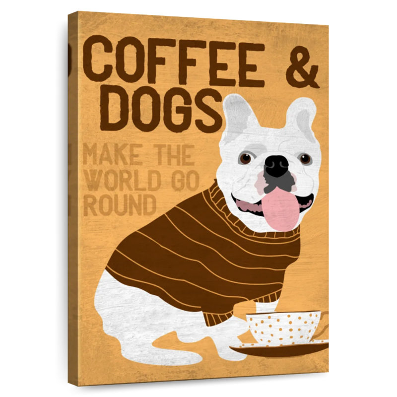 Bouledogue français Ketti Coffee and Dogs, H 39 po x l 26 po