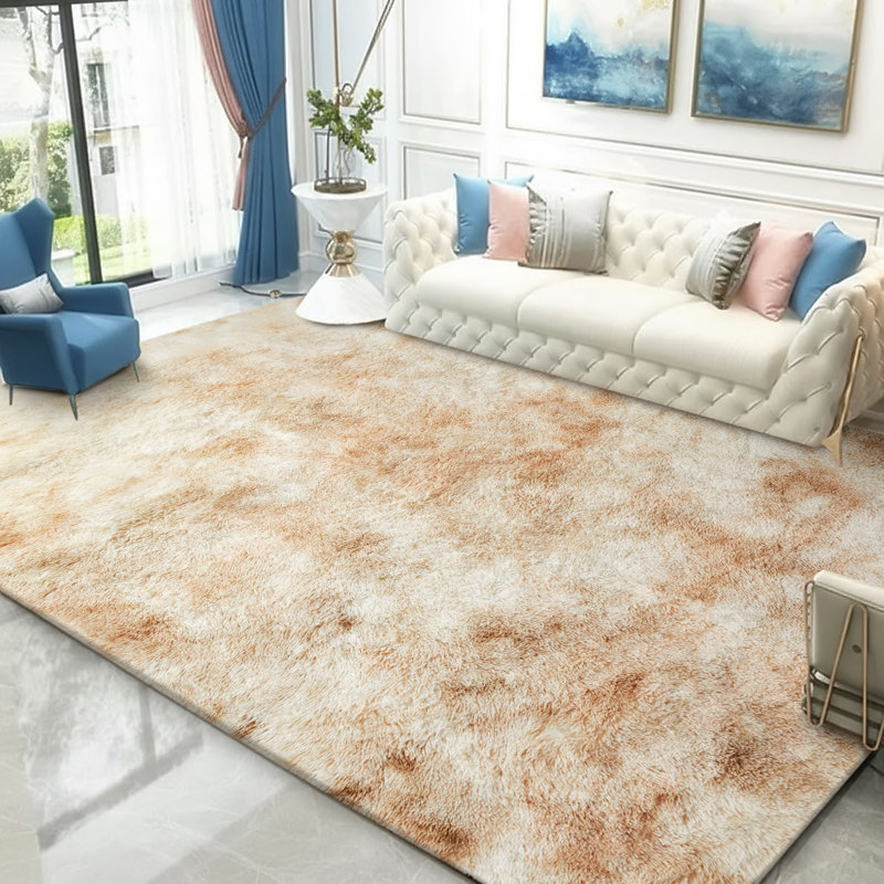 Ultra Soft Plush Carpet with Non-Slip Backing for Living Room, Bedroom, Rectangle 60 x 110 cm