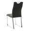 Chaise de salle à manger gris anthracite Pu