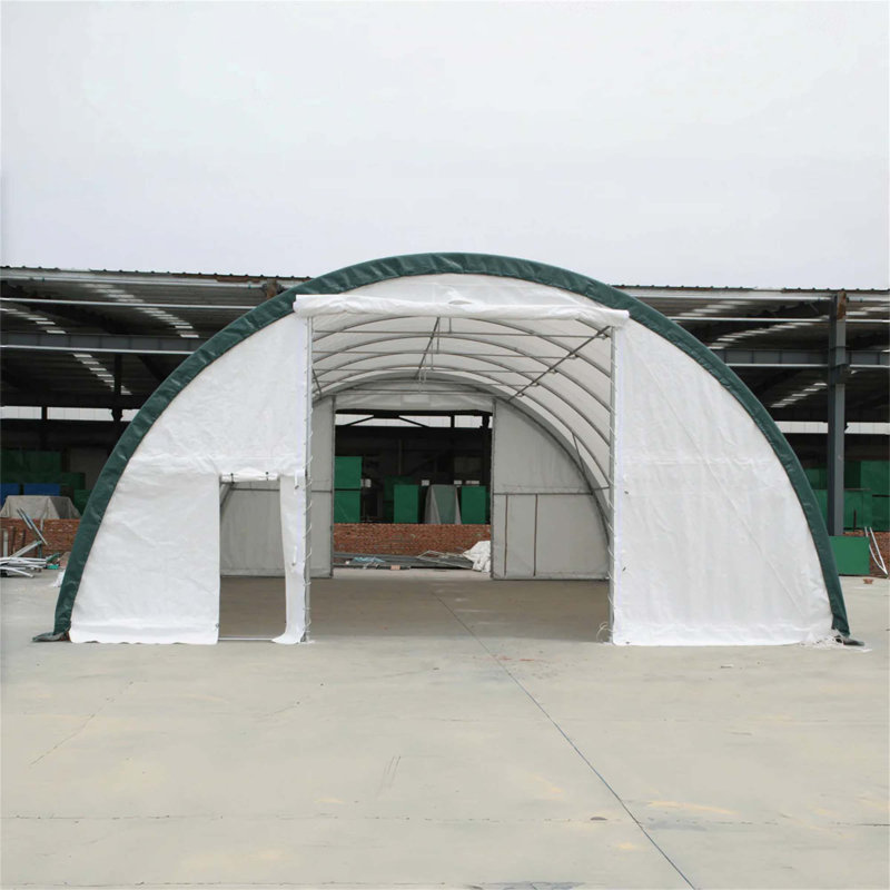 Abri de rangement à arche simple, H 180 po x l 780 po x P 360 po
