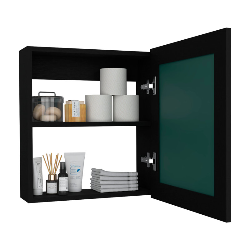 Armoire à pharmacie Froehlich, Noir mat