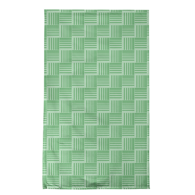 Jaya Tea Towel Kitchen Towel, Dark Green/Light Green, Cotton Twill