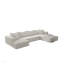 Canapé modulaire rembourré en chenille Modern-1876166137