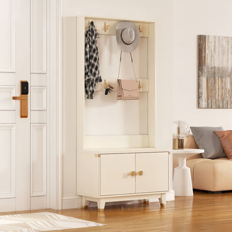 Modern Minimalist Design Display Cabinet, Off White