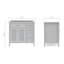 Base de meuble-lavabo simple 37 po Ferree-29920941