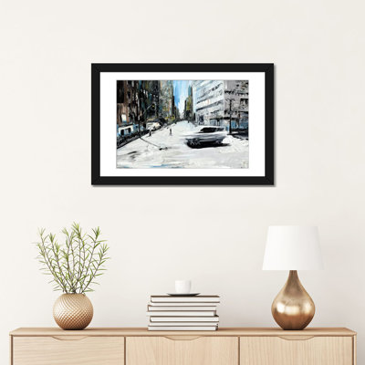 « running car », reproduction d’impression sur toile