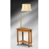 Becks 60'' Light Oak Task Floor Lamp