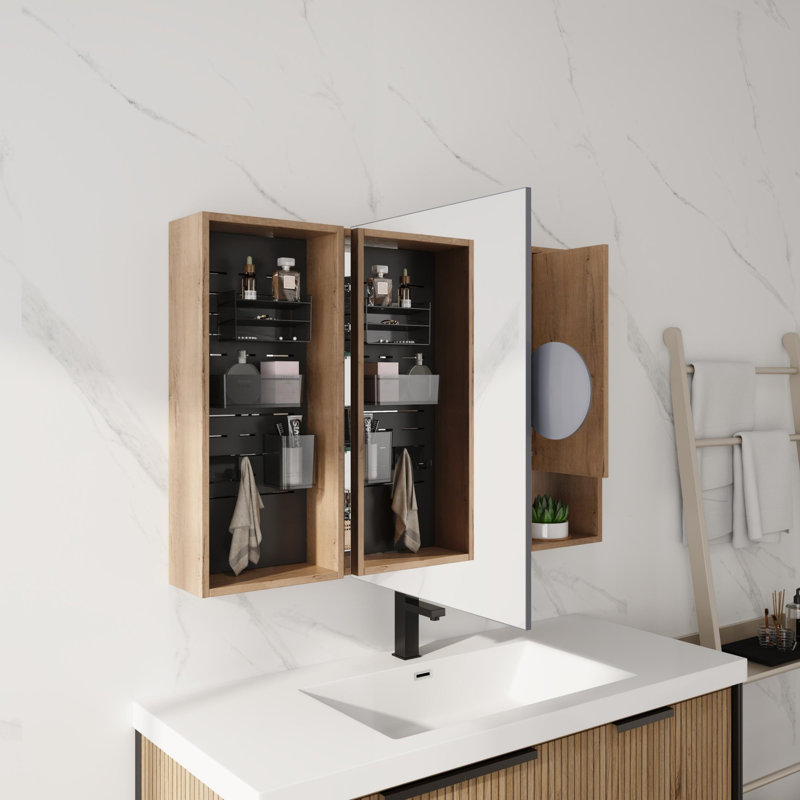 Armoire de toilette 41,7 po avec rangement