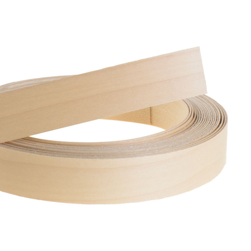Ruban de bordure de fer pré-fini avec placage de bouleau 13/16 po Edgemate (25 pieds) | Pré-collé avec adhésif thermofusible | Réel