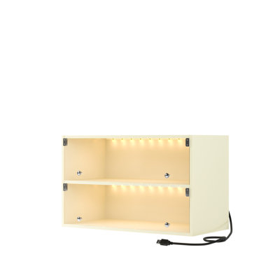 Led Shoe Box Cabinet In - Wood Construction, 6 Pair Slots, Stackable, Remote Operated, 1-2 Drawers, American Style Controlled, Design