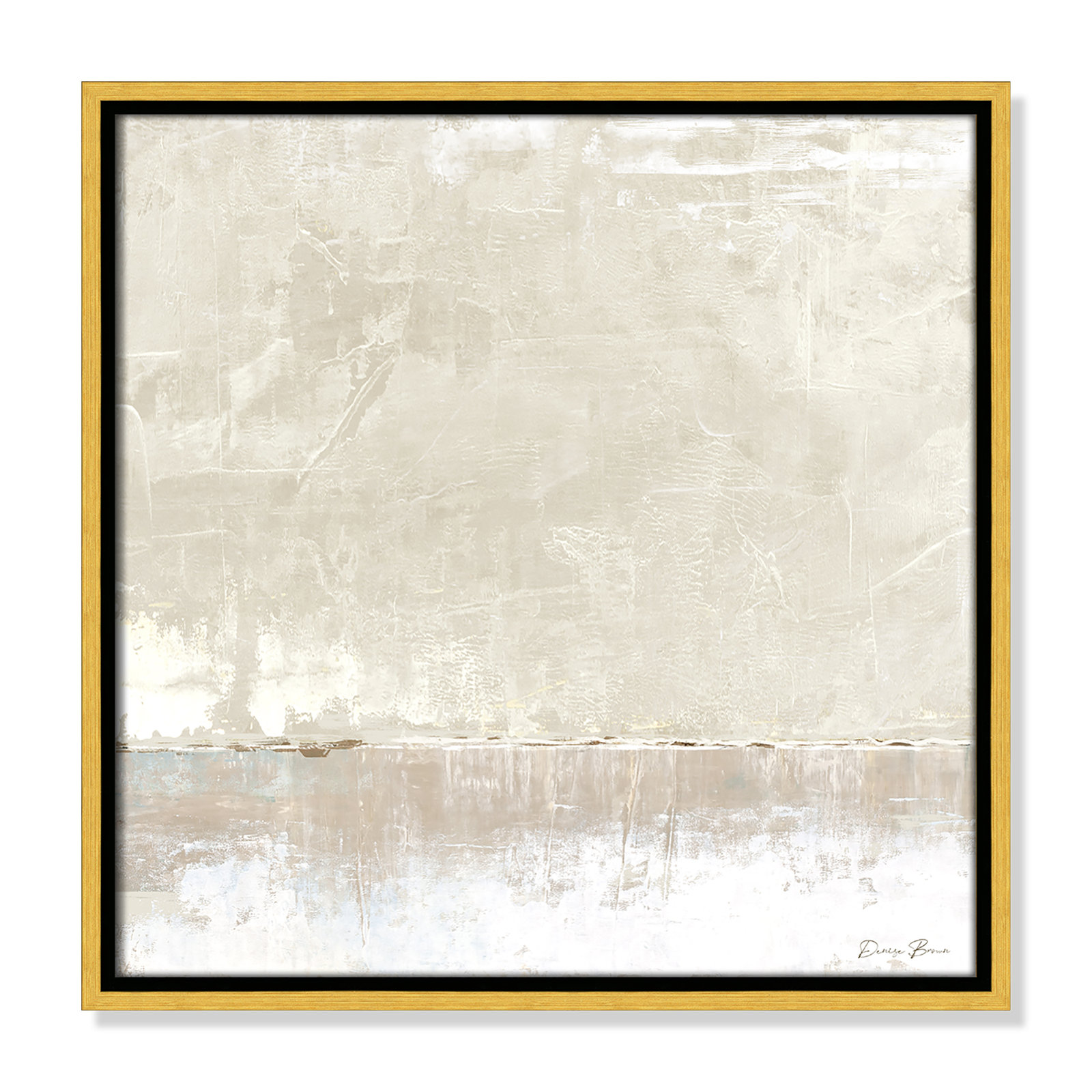 Delevan "Better Days" Print, 17.5" H x 17.5" W, Gold