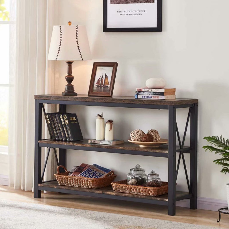 Aust 47.24'' Console Table, Rustic Brown