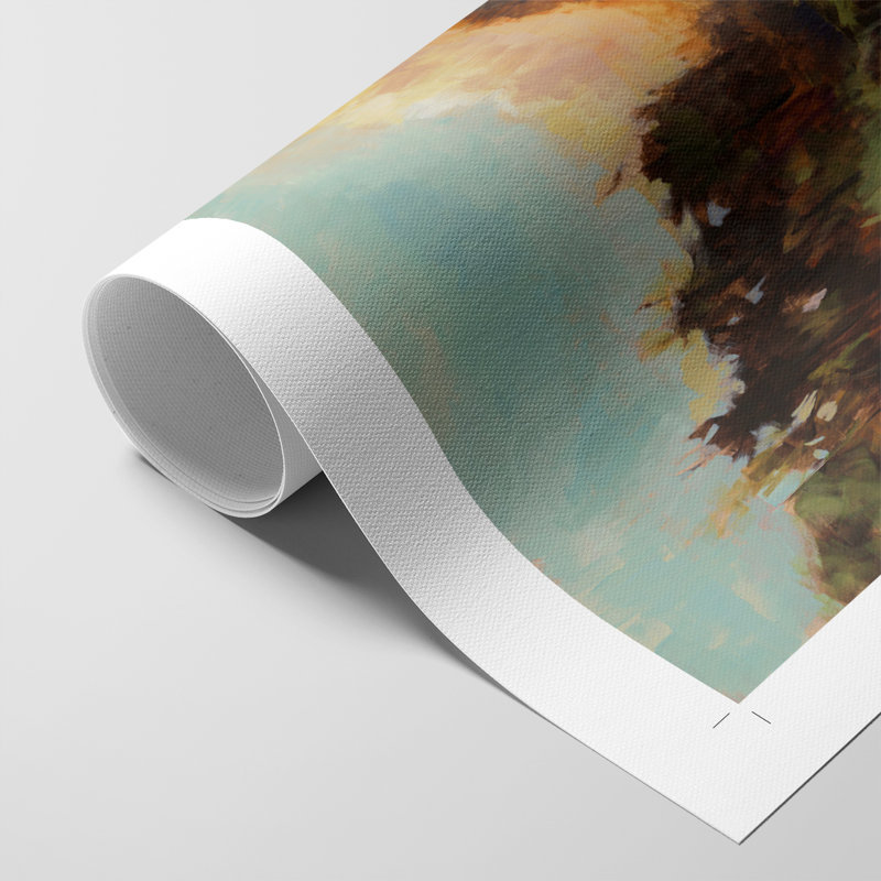 Chemin bien usé - impression sur toile seulement - non encadrée, H 12 po x l 8 po