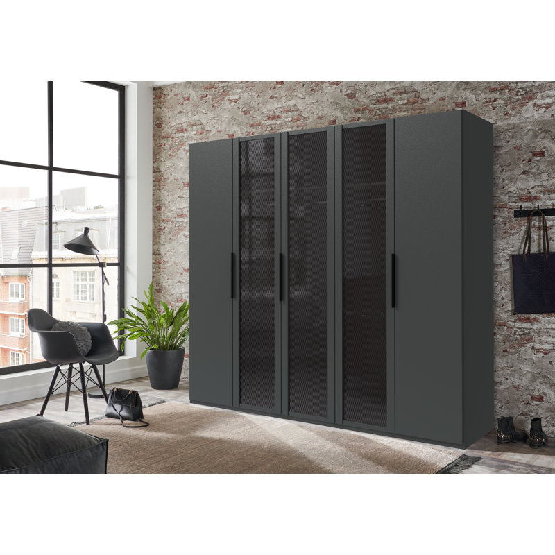 Wodina 5 Door Manufactured Wood Wardrobe