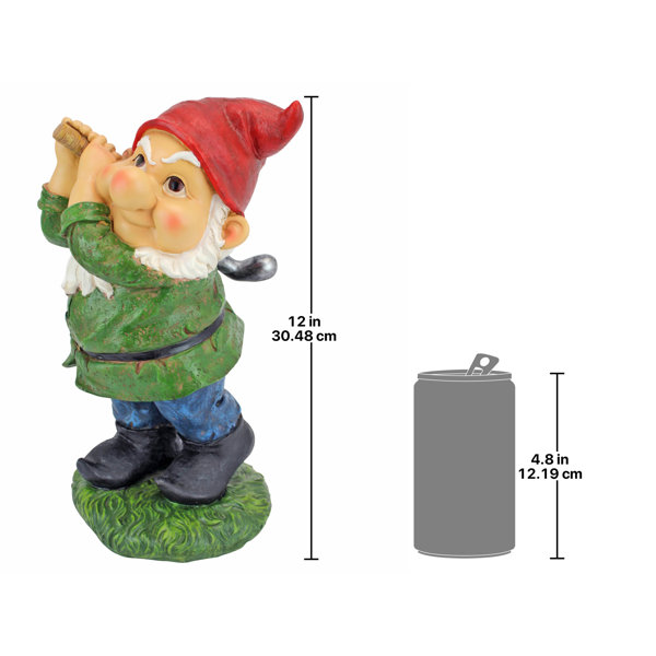 Design Toscano Statue de gnomes de jardin Charles le chasseur de champignons  et Commentaires - Wayfair Canada