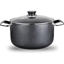 NutriChef 5.6 Liters Pre-Season Three-legged Cauldron Potjie African Pot  Heavy-Duty Tripod Cookware