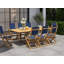 Stella Folding Teak Patio Dining Chair-1623055764