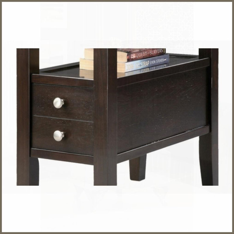 Table basse 24 "avec 2 tiroirs, capacité 250 lb pour le salon