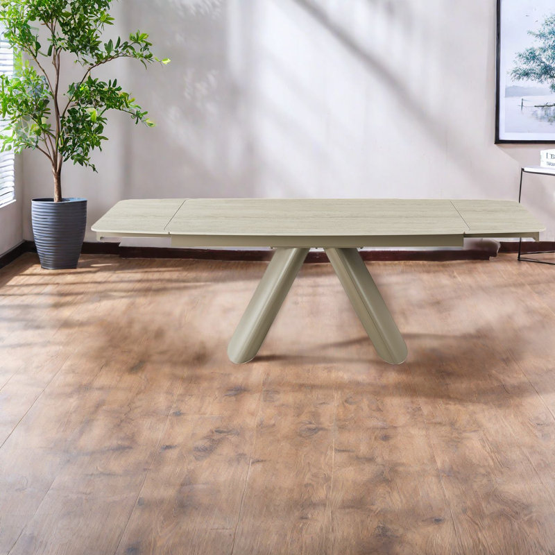 Tables de salle à manger extensibles (table seulement, sans chaises, complet avec plateau et pieds)