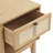Duncombe Oak End Table with Storage Drawer Wooden Nightstand for Living Room and Home Decor Use