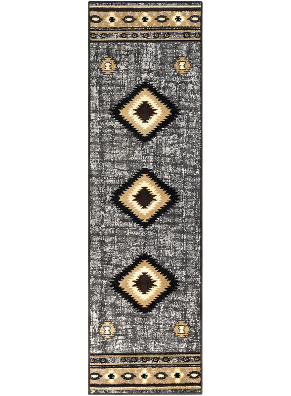Gorge Southwestern Machine Woven Area Rug, Runner 2'2" x 7'6"