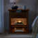 Wadeeah 26.75'' H Transitional Nightstand with Built-In Power Station and LED Light Strip