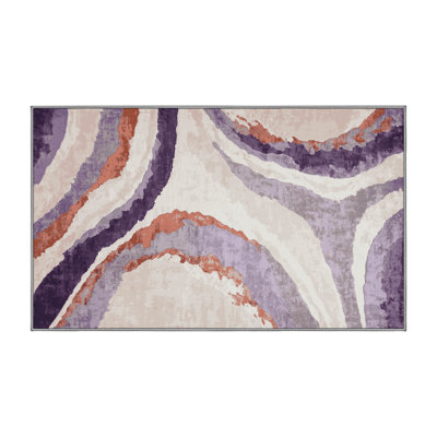 Tapis gris lavable à la machine