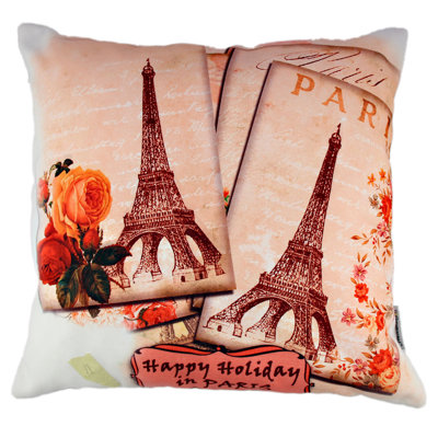 Coussin lavable de qualité supérieure, 17,0 x 17,0 pouces, 50% coton / 50% polyester, rembourrage en silicone, fermeture à glissière dissimulée | Doux, confortable et repassable | Parfait pour la décoration intérieure, le salon et la chambre à cou