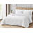Diamond Ruffle Microfiber Quilt Set-88061306-88061308
