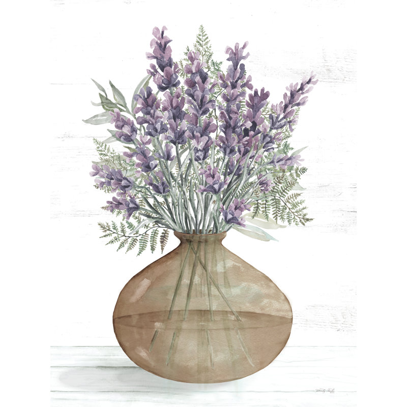Vase Decca Lavender par Cindy Jacobs, H 48 po x l 32 po