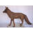 Bellanger Fox Standing Life Size Bronze Statue - Size: 47"L x 6"W x 23"H.