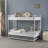 Twin Over Twin Bunk Bed With Trundle, Triple Bunk Beds-85167848