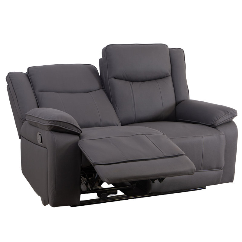 Maplewood Milan Manual Recliner Armchair - Mocha, Does Not Apply, 102" H x 157" W x 95" D, Manual