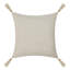 Caney 22" Linen Blend Fabric Multi-Color Throw Pillow