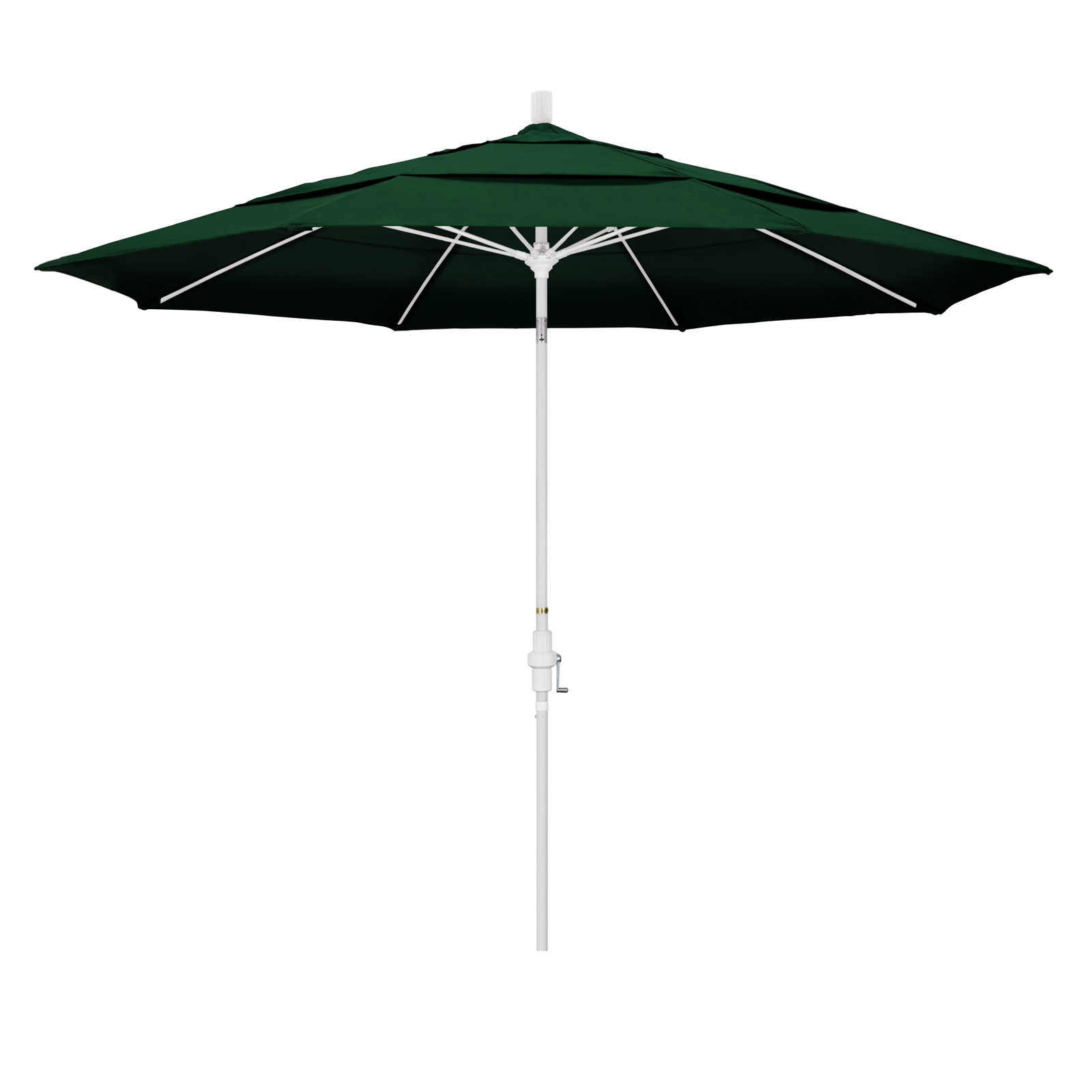 Brent 132'' Sunbrella® Outdoor Umbrella, Canvas Forest Green Sunbrella® Canvas