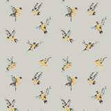 Flight of the Finches - Cloud Gray Wallpaper
