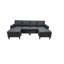 Canapé modulaire large avec repose-pieds Ranjeeta-1772457152