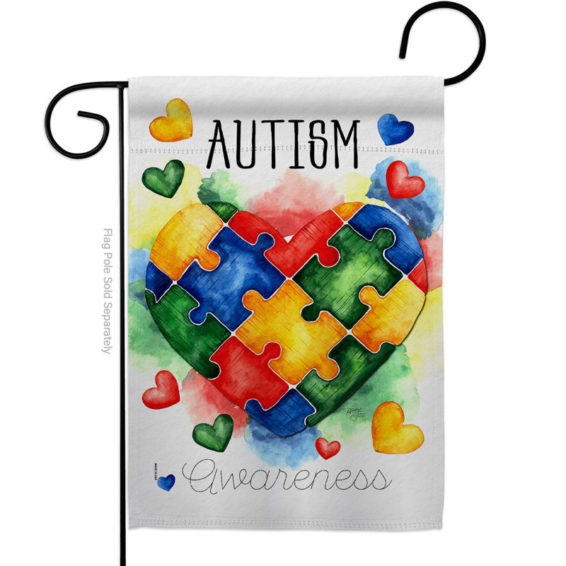 Double Sided 18.5'' H x 13'' W Polyester Garden Flag