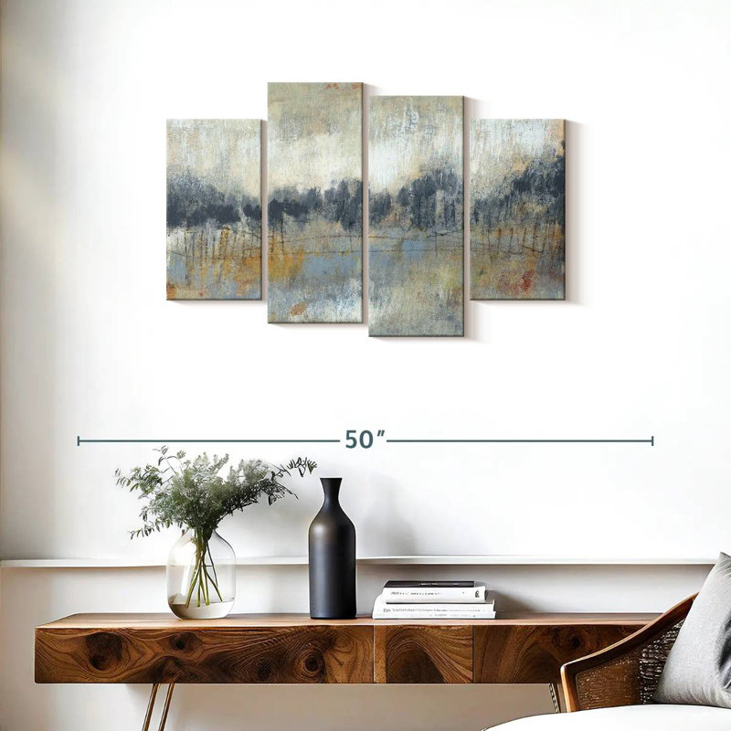 Avery Cool Grey Horizon II, 22" H x 36" W