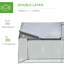 Chicken Run With Waterproof & , 9' X 12' 6.5', Accommodates 8-12 Chickens, Rabbits, Ducks, Galvanized Steel, Lockable Entrance Partition,