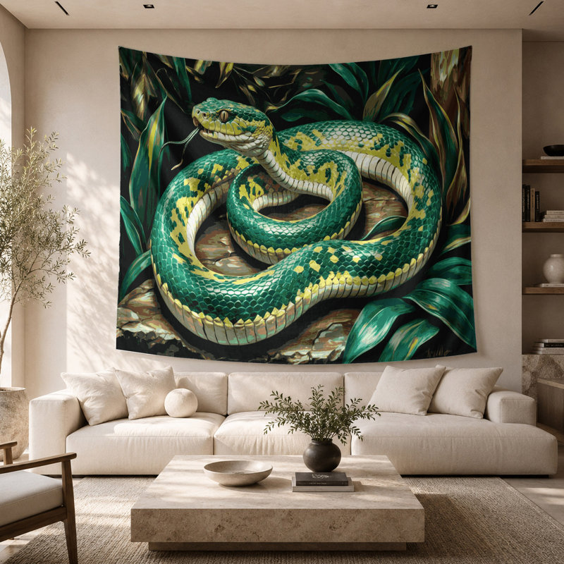 Tapisserie murale Wildlife, 68 po x 80 po
