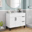Ensemble de meuble-lavabo flottant mural moderne 40 "avec lavabo en céramique Modern