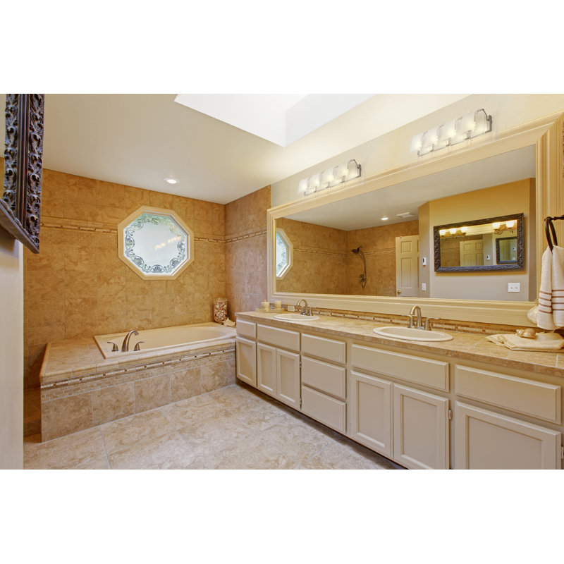 Guimond 4 - Light Dimmable Vanity Light, Brushed Nickel