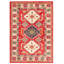 Olicia One-of-a-Kind 6'8" X 9'6" New Age Wool Area Rug in Dark Red
