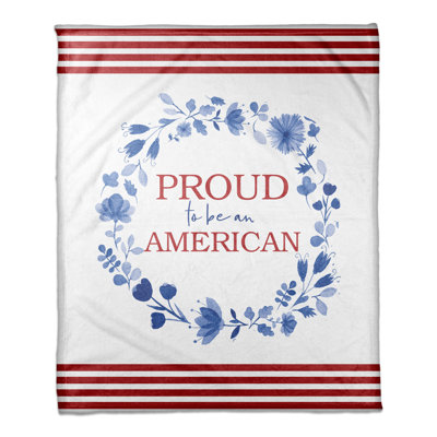 American Hand Woven Throw Blanket